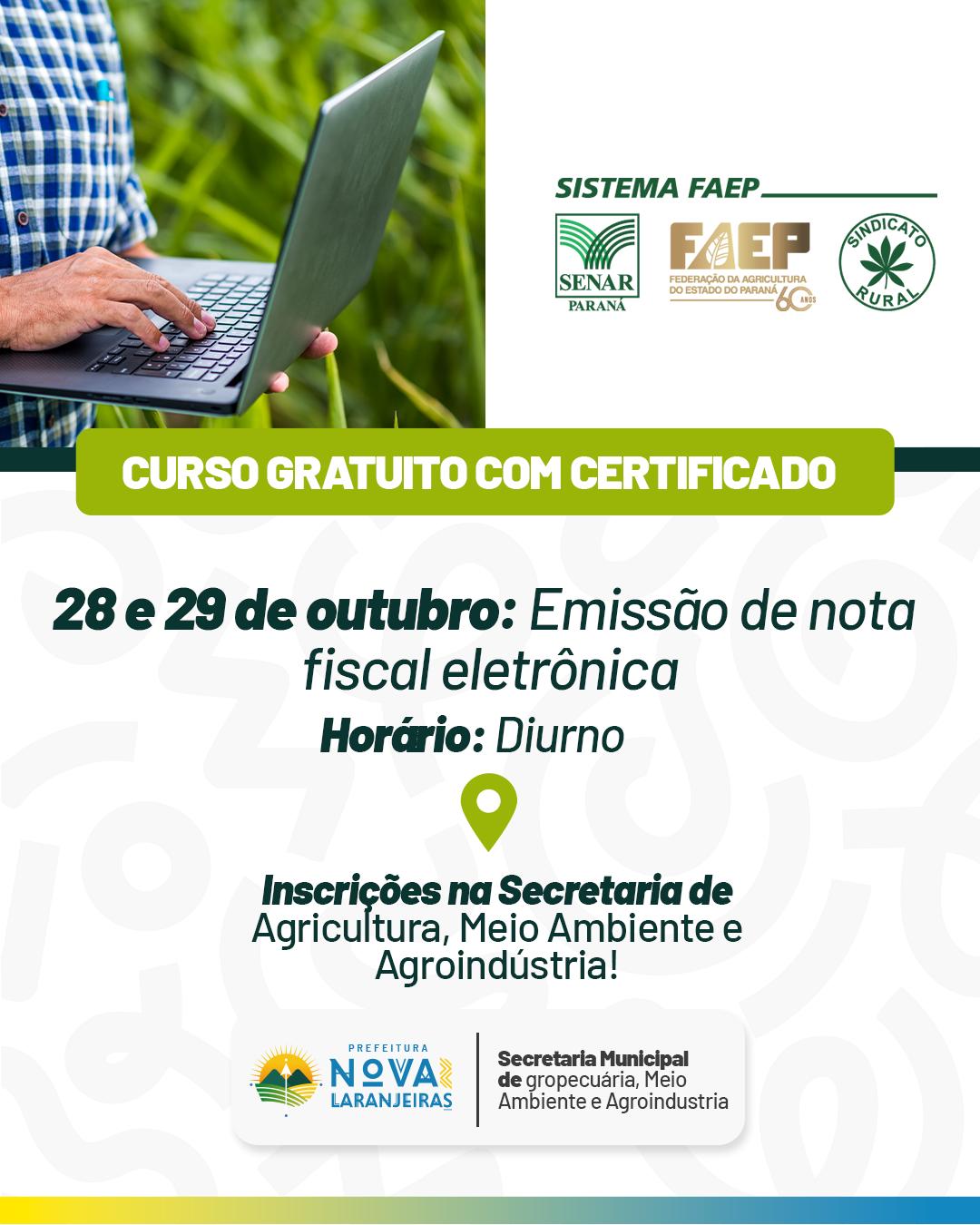 Curso de Emissão de Nota Fiscal